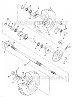 ROUE ARRIERE DRIVE ASSEMBLY (4918411841017A)