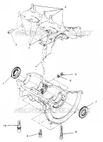 CARTERS MOTEUR ASSEMBLY WIDETRAK GT 0952061 and  EUROPEAN WIDETRAK GT E952061 (4928962896C008)