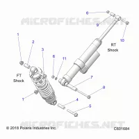 SUSPENSION, SUPPORT AMORTISSEUR , REAR SUSP.