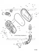 DRIVE TRAIN, COUVERCLE D'EMBRAYAGE AND DUCTING