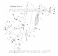 SUSPENSION, JAMBE DE FORCE AVANT