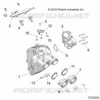 ENGINE, INTAKE AND CORPS DE PAPILON