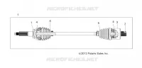 DRIVE TRAIN, TRANSMISSION ARRIERE SHAFT (TO 7/3/2017)