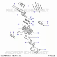 ENGINE, CULASSE, CAM AND VALVES