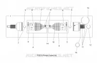 SYSTÈME DE TRANSMISSION, ARBRE DE TRANSMISSION ARRIERE