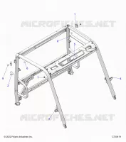 CHASSIS, CAB CADRE AREA, AND BRAKE EDGE COVER