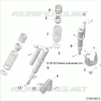 SUSPENSION ARRIERE SHOCK MOUNTING