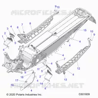 CHASSIS, PROTECTION D'EMBRAYAGE, FOOTRESTS, AND RUNNINGBOARDS
