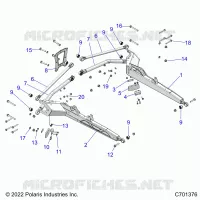 SUSPENSION ARRIERE CONTROL ARMS
