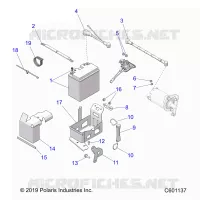 ELECTRICITE, BATTERY BOX  ASM.