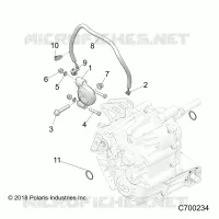 DRIVE TRAIN, MAIN SUPPORT PONT