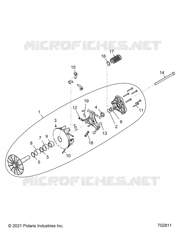 SYSTÃˆME DE TRANSMISSION, PRIMARY CLUTCH