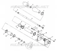 SYSTÈME DE TRANSMISSION HURRICANE B974473 AND INTL. HURRICANE I974473 (4941044104B003)