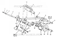 BRAS DE SUSPENSION AVANT (TOURING) TRAIL TOURING 0972262 AND EUROPEAN TRAIL TOURING (4938313831C007)