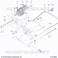SYSTÃˆME DE TRANSMISSION, MAIN GEARCASE MOUNTING