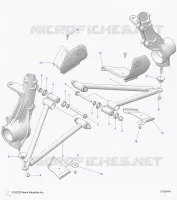 SUSPENSION, A-ARM AND SUPPORT MOUNTING