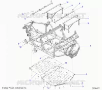 CHASSIS, MAIN FRAME AND SKID PLATES