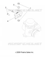 MOTEUR, CARBURATEUR BRACKET