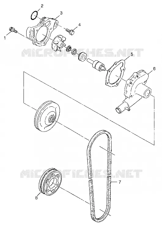 POMPE A EAU 500 RMK 0982964 and EUROPEAN 500 RMK E982964 (4942634263C011)