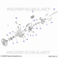 SYSTÃˆME DE TRANSMISSION, PRIMARY CLUTCH