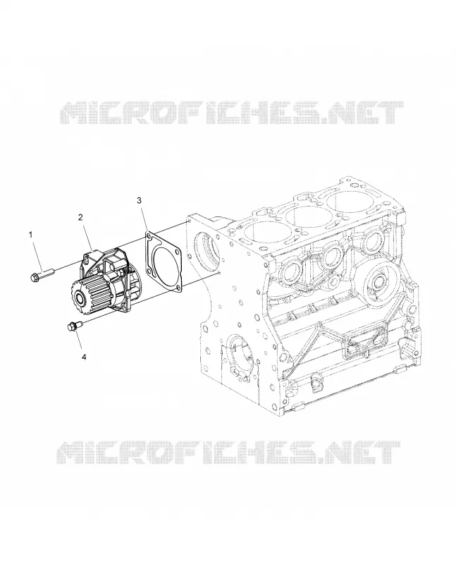 ENGINE, POMPE A EAU