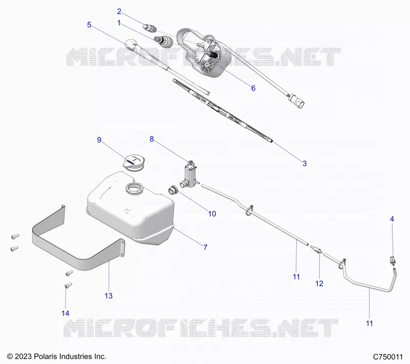 ELECTRICITE, WINDSHIELD WIPER AND BOTTLE