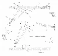 SUSPENSION AVANT CONTROL ARMS