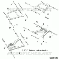 SUSPENSION ARRIERE CONTROL ARMS