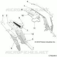 GARDE BOUE ARRIERES AND BEZELS- Z19VPE92AM/BM (C700248-8)