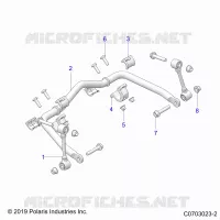 SUSPENSION, FRONT BARRE STABILISATRICE