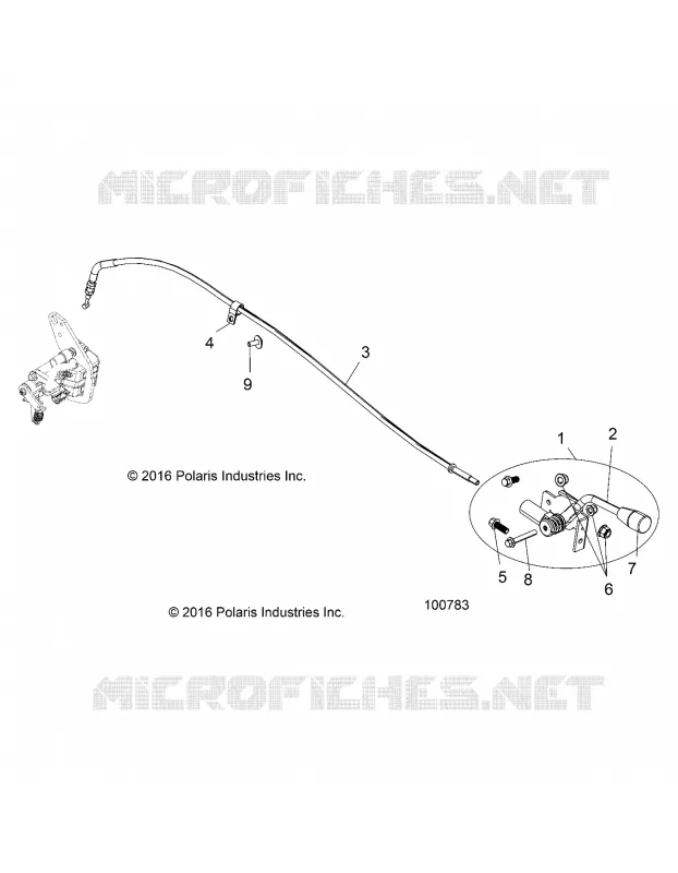 FREIN DE PARKING BRAKE HANDLE