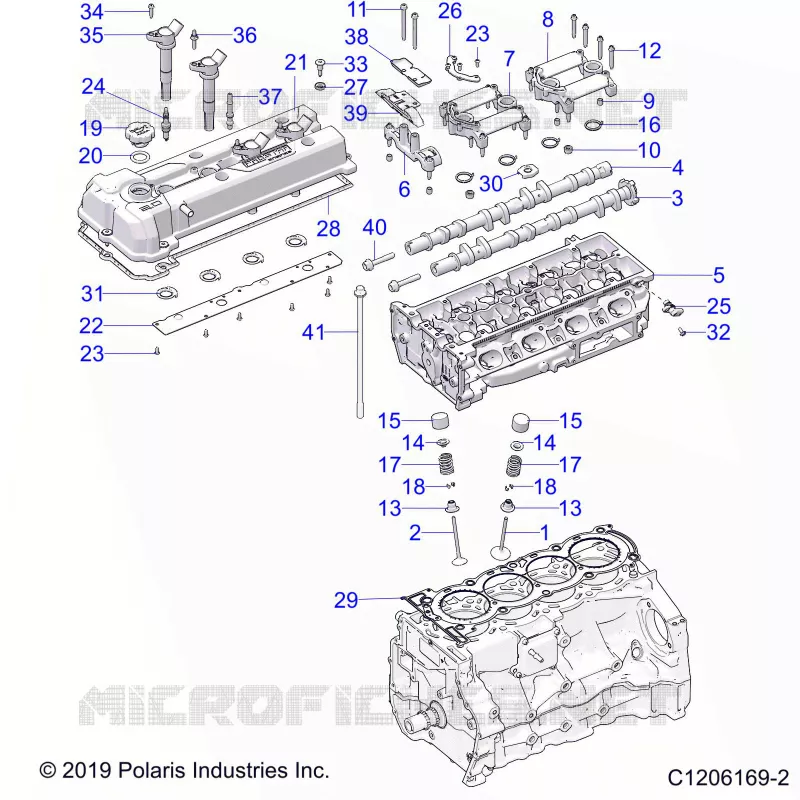 ENGINE, HEAD ASM AND SOUPAPES