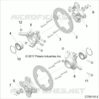 SUSPENSION AVANT CARRIER- Z20S1E99AG/AK/BG/BK (C700110-2)
