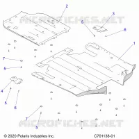 CHASSIS, SKID PLATES