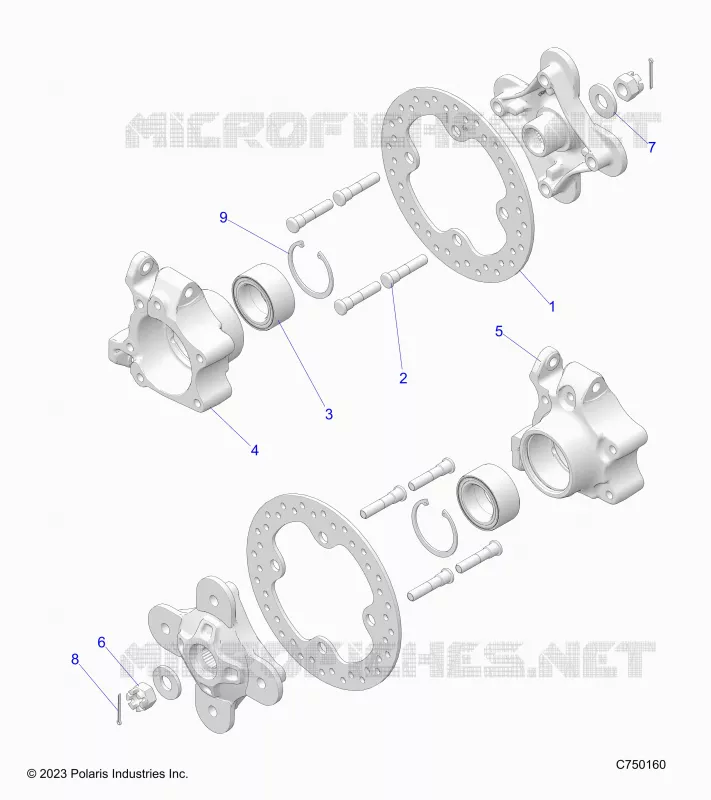 SUSPENSION AVANT CARRIER AND HUB