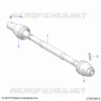 SYSTÃˆME DE TRANSMISSION, FRONT PROP SHAFT