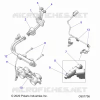 SYSTÃˆME D'ALIMENTATION, RAIL, LINES AND THROTTLE BODY