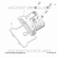 ENGINE, COUVERCLE SOUPAPE