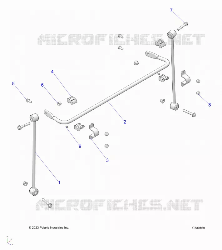 SUSPENSION, FRONT BARRE STABILISATRICE