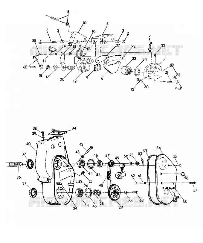 FREIN AND CARTER DE CHAINEE ALL SWEDISH SNOWMOBILES LESS SUPERTRAK, WIDETRAK   LITE (4922482248001A)