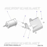 DEMARREUR MOTOR/SHIELD