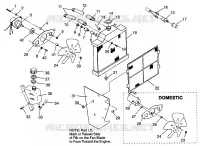 SYSTÈME DE REFROIDISSEMENT Magnum 6X6 W968744 and Swedish Magnum 6X6 S968744 (4936073607A011)