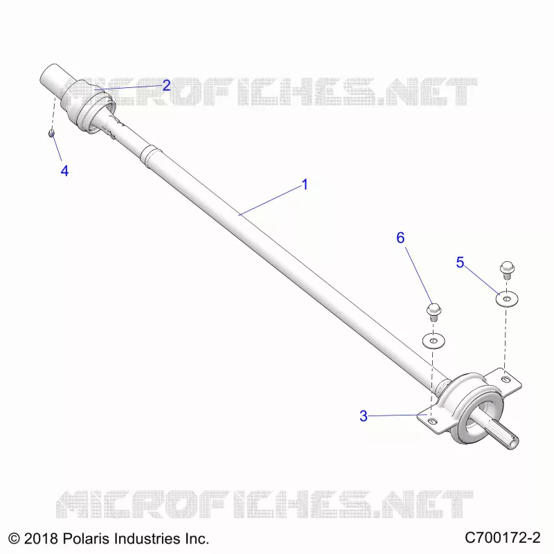 SYSTÃˆME DE TRANSMISSION, REAR PROP SHAFT