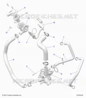 MOTEUR, WATERPUMP AND BYPASS