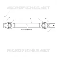 DRIVE TRAIN, FRONT ARBRE DE TRANSMISSION