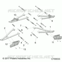 SUSPENSION AVANT CONTROL ARMS
