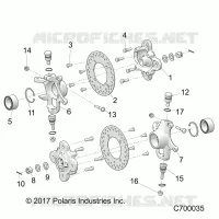 SUSPENSION AVANT HUB