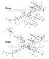 FIXATION RAIL (SUSPENSION) TRAIL 0972761, EUROPEAN TRAIL E972761, TRAIL TOU (4938313831C004)