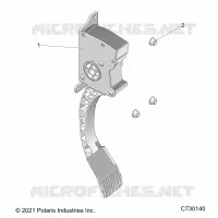 ENGINE, PEDALE D'ACCELERATEUR