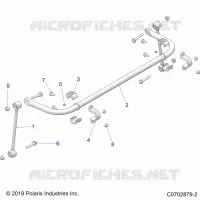 SUSPENSION, REAR BARRE STABILISATRICE